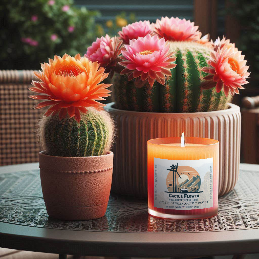 Cactus Flower - 7.5 oz - Soy Blend Candle