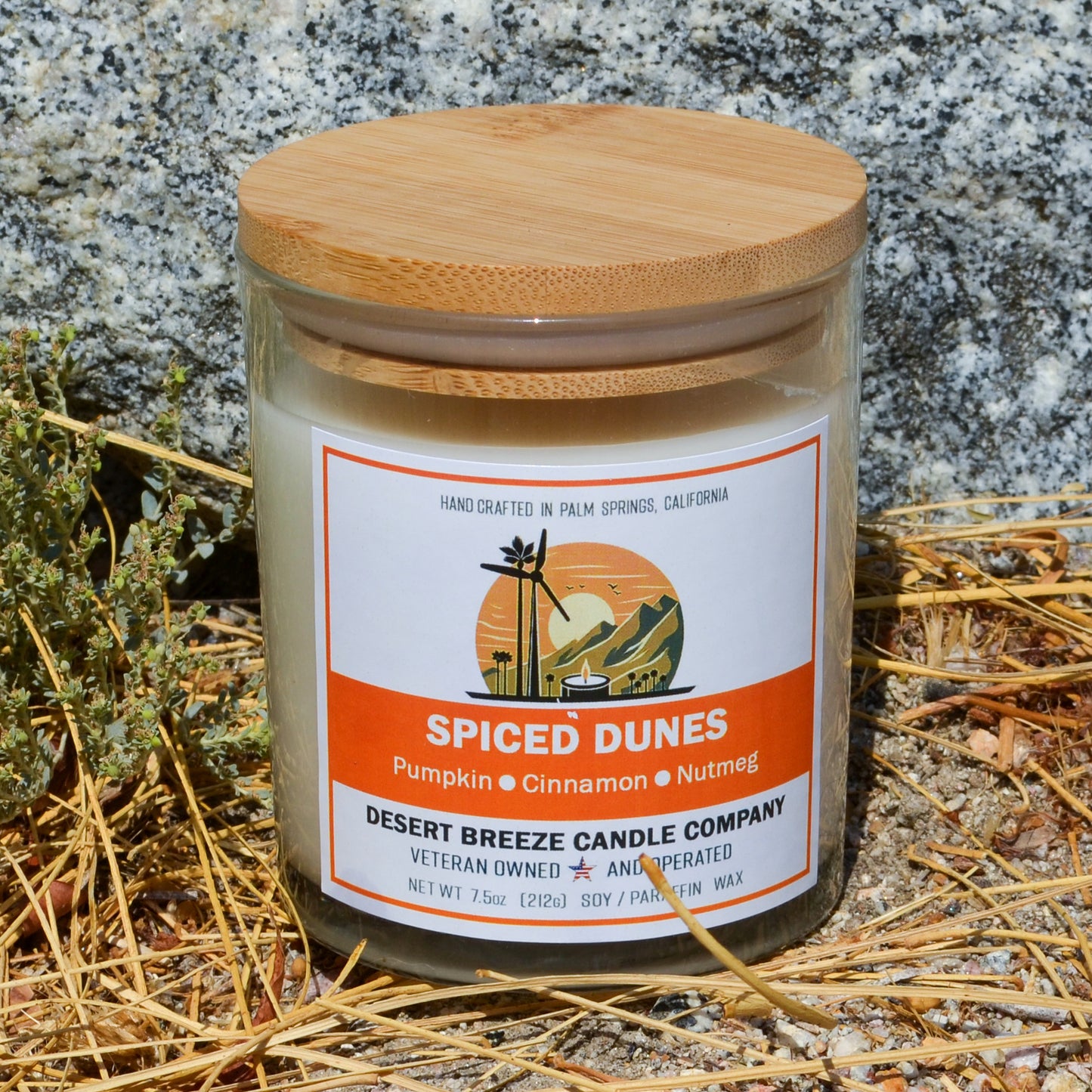 Spiced Dunes - 7.5 oz - Soy Blend Candle