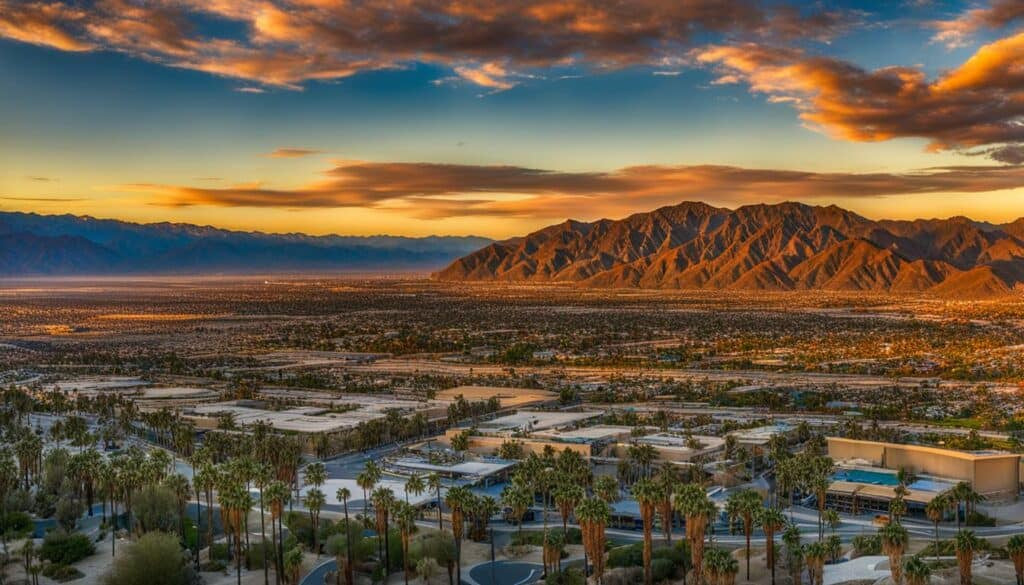 Coachella Valley at Sun Rise